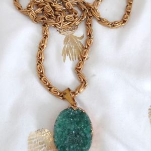 Vintage Druzy Necklace